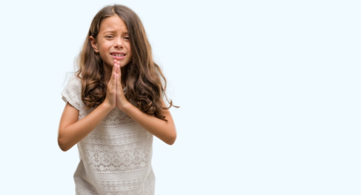Girl Pleading with Parents