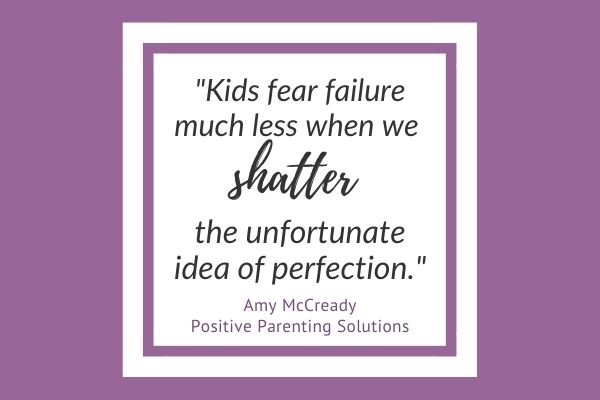 kids fear failure quote