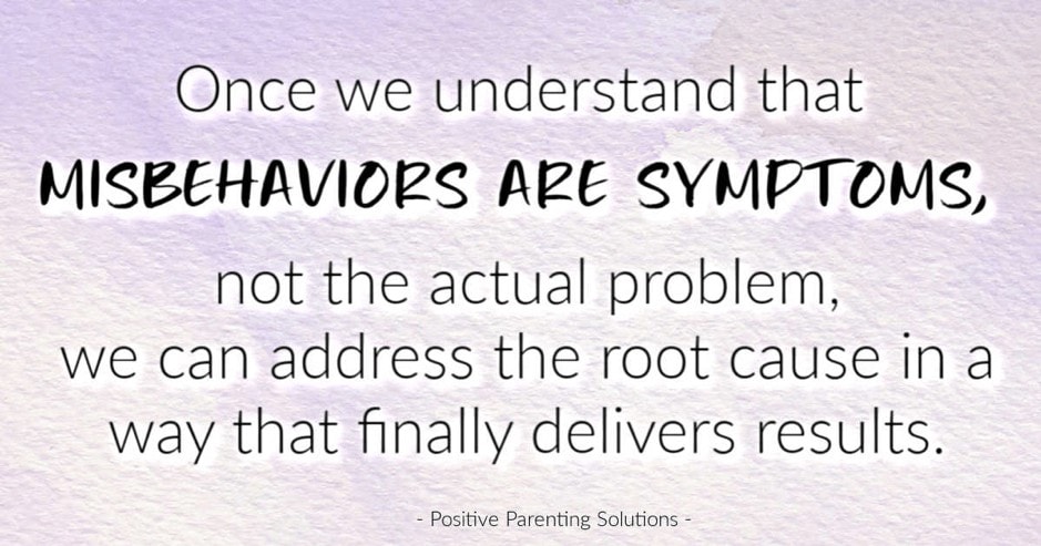 Once we understand that misbehaviors are symptoms, we can address the root cause in a way that finally delivers results